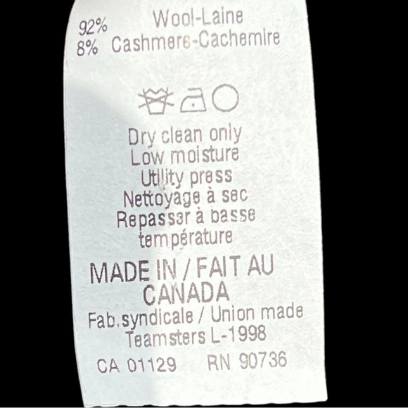 🌻Ralph Lauren Gray Wool & Cashmere 2-Button Sports Coat Blazer Jacket Size 46R - Picture 7 of 9